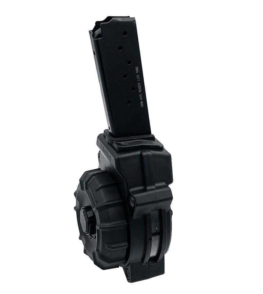 Promag Ruger LC9 Drum Magazine 9mm 30 Rounds Black